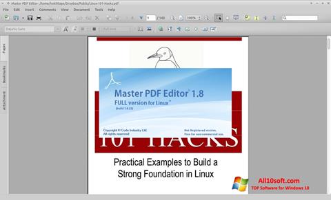 Ekran görüntüsü Master PDF Editor Windows 10