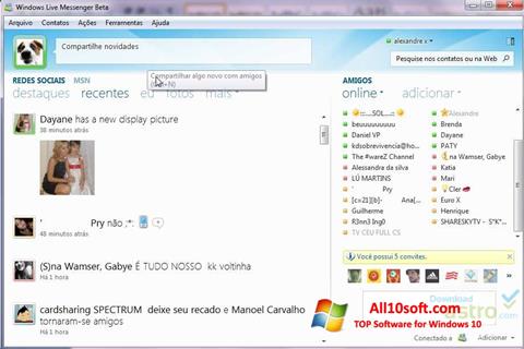 Ekran görüntüsü Windows Live Messenger Windows 10