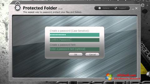 Ekran görüntüsü Protected Folder Windows 10