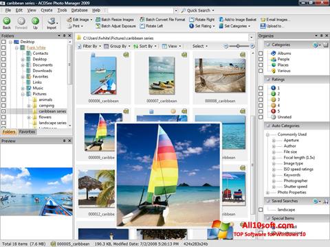 Ekran görüntüsü ACDSee Photo Manager Windows 10