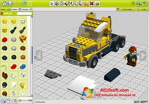 Ekran görüntüsü LEGO Digital Designer Windows 10