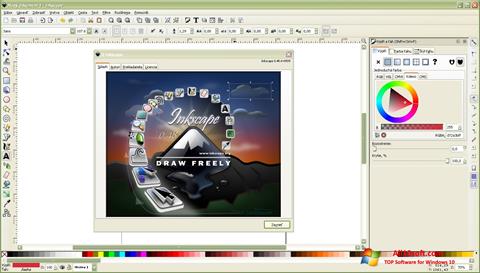 Ekran görüntüsü Inkscape Windows 10