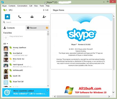 Ekran görüntüsü Skype Setup Full Windows 10