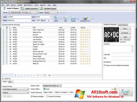 Ekran görüntüsü Easy CD-DA Extractor Windows 10