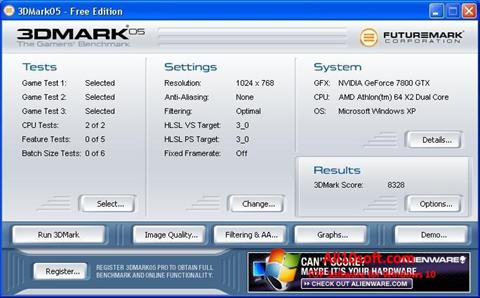 Ekran görüntüsü 3DMark Windows 10