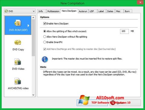 Ekran görüntüsü Nero Image Drive Windows 10