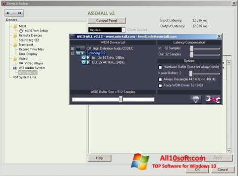 Ekran görüntüsü ASIO4ALL Windows 10