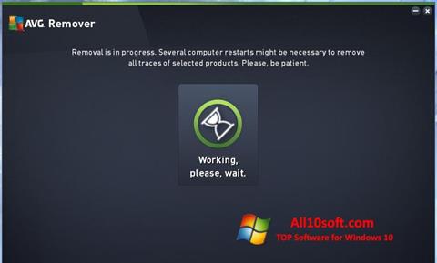 Ekran görüntüsü AVG Remover Windows 10