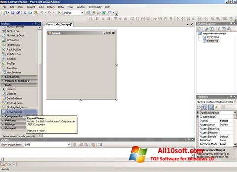 Ekran görüntüsü Microsoft Visual Studio Express Windows 10
