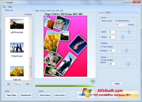 Ekran görüntüsü CollageIt Windows 10