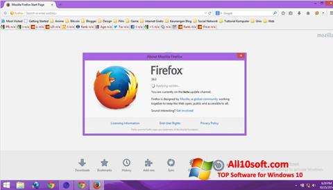 Ekran görüntüsü Mozilla Firefox Offline Installer Windows 10