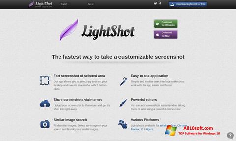 Ekran görüntüsü LightShot Windows 10