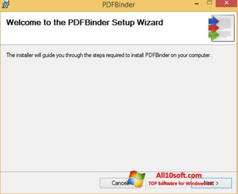Ekran görüntüsü PDFBinder Windows 10