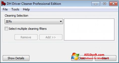 Ekran görüntüsü Driver Cleaner Windows 10