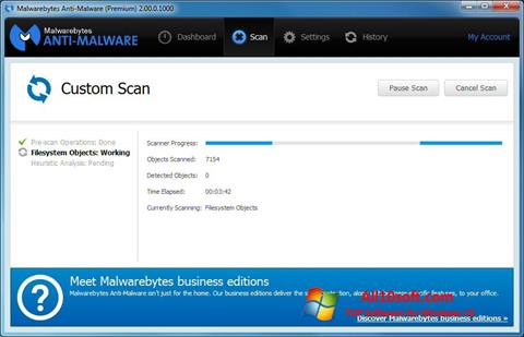 Ekran görüntüsü Malwarebytes Anti-Malware Windows 10