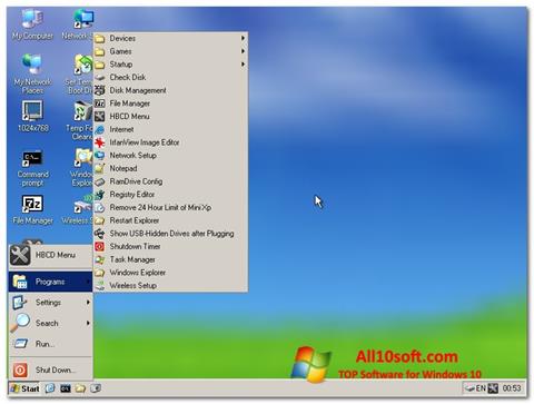 Ekran görüntüsü Hirens Boot CD Windows 10