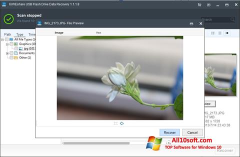 Ekran görüntüsü USB Flash Drive Recovery Windows 10