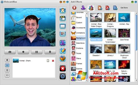 Ekran görüntüsü WebcamMax Windows 10