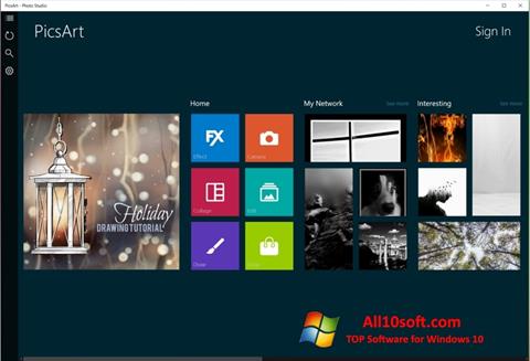 Ekran görüntüsü PicsArt Windows 10
