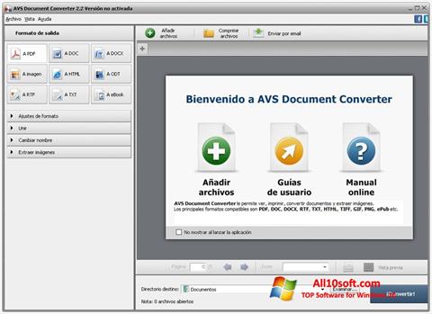 Ekran görüntüsü AVS Document Converter Windows 10