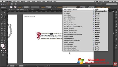 Ekran görüntüsü Adobe Illustrator Windows 10