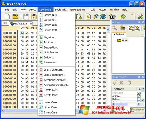 Ekran görüntüsü Hex Editor Neo Windows 10