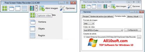 Ekran görüntüsü Free Screen Video Recorder Windows 10