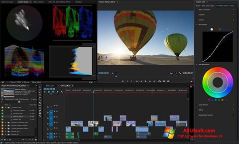 Ekran görüntüsü Adobe Premiere Pro CC Windows 10