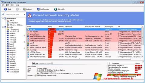 Ekran görüntüsü Security Task Manager Windows 10