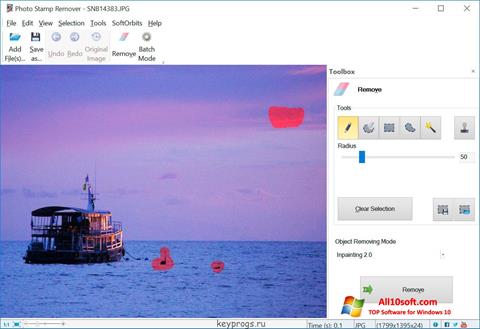 Ekran görüntüsü Photo Stamp Remover Windows 10