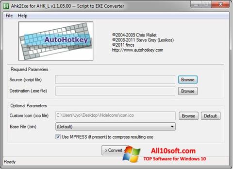 Ekran görüntüsü AutoHotkey Windows 10