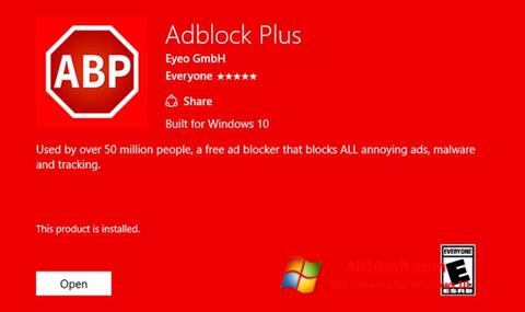 Ekran görüntüsü Adblock Plus Windows 10