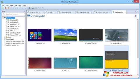 Ekran görüntüsü VMware Workstation Windows 10