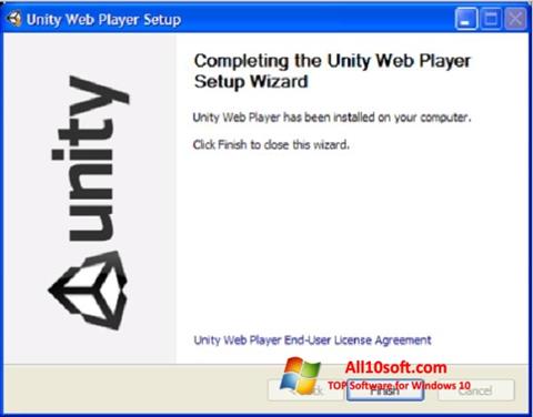 Ekran görüntüsü Unity Web Player Windows 10